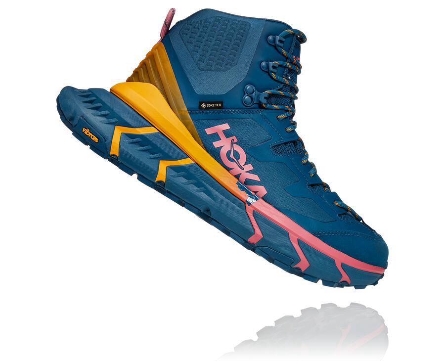 Hoka One One Yürüyüş Botları Erkek Mavi - Tennine Hike Gore-Tex - EV7386214